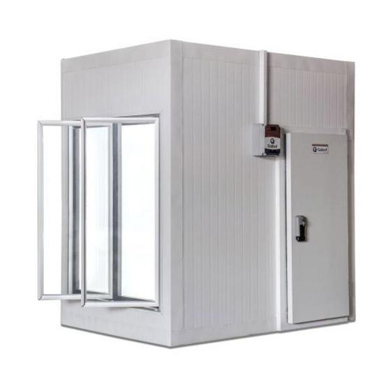Imagem de Walk in Cooler Gallant Resfriados 2 Portas Vidro com Piso Painel 220V/1F CWRCP-02