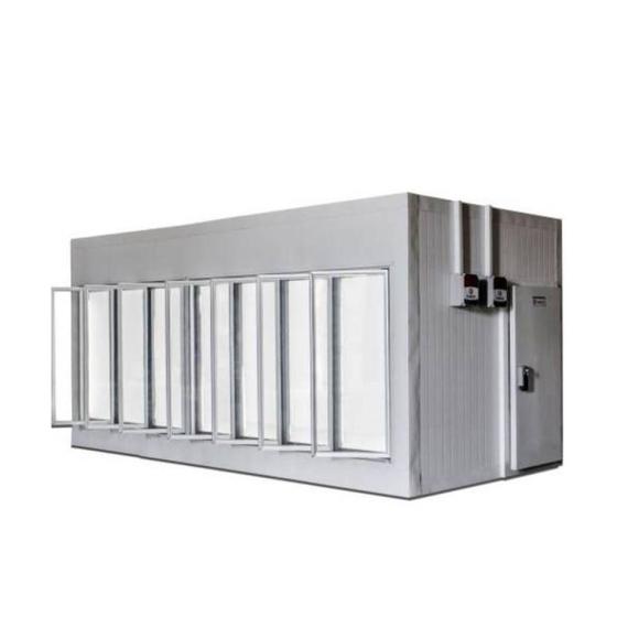 Imagem de Walk in Cooler Gallant Resfriados 7 Portas Vidro sem Piso Painel 220V/3F CWRSP-07