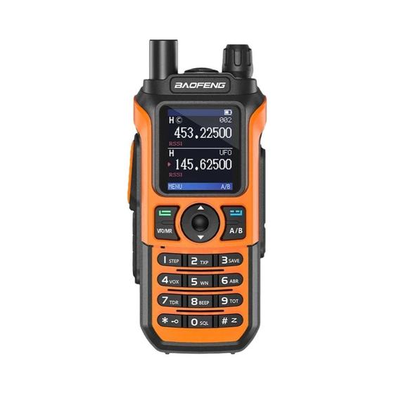 Imagem de Walkie Talkie Baofeng UV-21 Pro V2 - Portátil, Recarregável e Multibanda