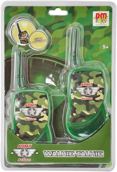 Imagem de Walkie Talkie Infantil Army Exército Verde DMT6172 - Dm Toys