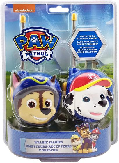 Imagem de Walkie Talkie Paw Patrol crianças - 2 unidades