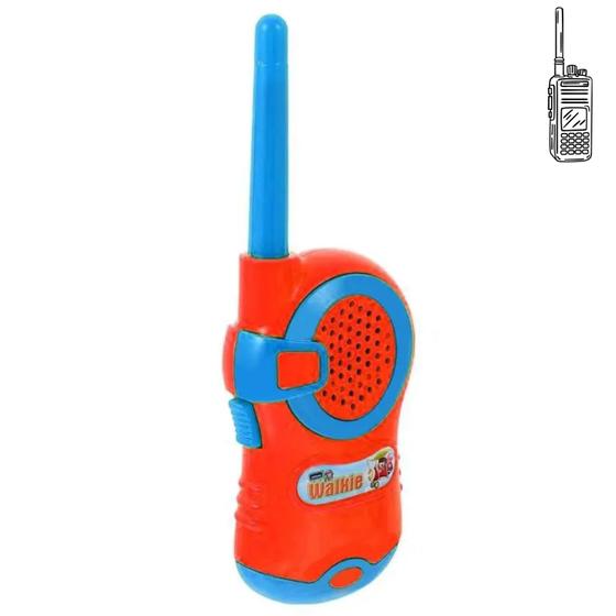 Imagem de Walkie Talkie Rádio Comunicador Infantil Brinquedo + pilhas
