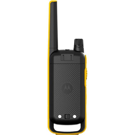 Imagem de Walkie Talkie Talkie Motorola T470 - 56 KM - 18 Canais - Preto e Amarelo