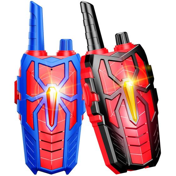 Imagem de Walkie Talkies Webspidee Spider para crianças de 3 a 6 anos, pacote com 2