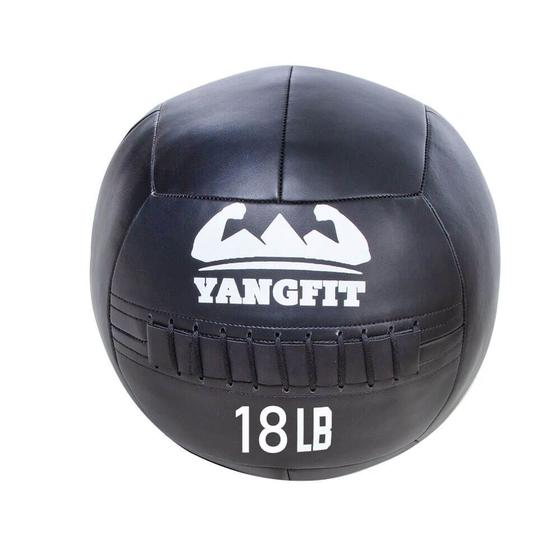 Imagem de Wall Ball 8kg 18LB Treino Funcional Cross Training Yangfit