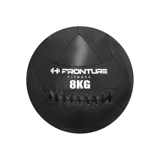 Imagem de Wall Ball 8kg Medicine Exercício Funcional Ball Bola de Peso Couro Academia Fitness Treinamento Funcional