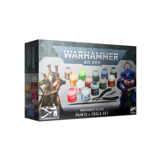 Imagem de Warhammer 40,000 Paints + Tools Set Acessório de Jogo Games Workshop