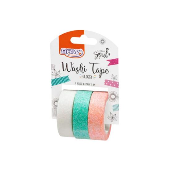 Imagem de Washi Tape BRW Glossy 15mmx5m 03un