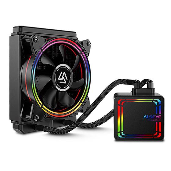 Imagem de Water Cooler Alseye Halo H120 120mm - Preto Rainbow