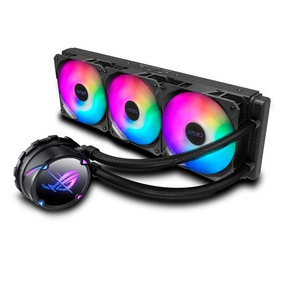 Water Cooler Asus Rog Strix LC II 360, ARGB, 360mm, AMD/Intel, Preto - 90RC00F1-M0AAY0 Menor preço em Water Cooler Asus Rog Strix LC II 360, ARGB, 360mm, AMD/Intel, Preto - 90RC00F1-M0AAY0
