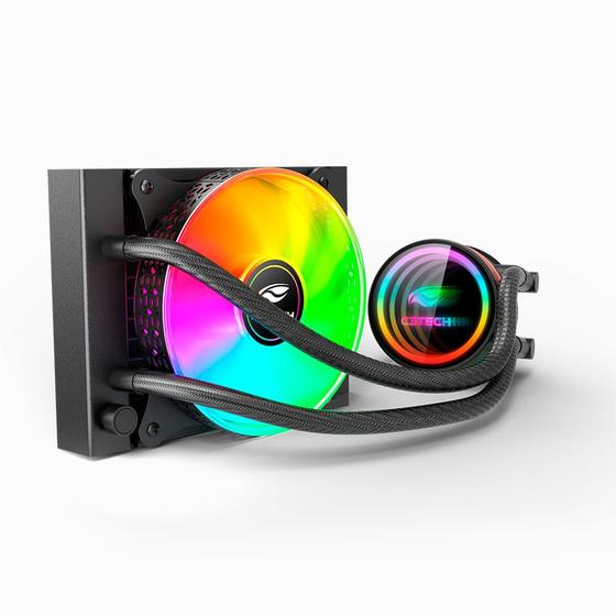 Imagem de Water Cooler C3Tech FC-W120RGB Gaming 120mm Com Led RGB