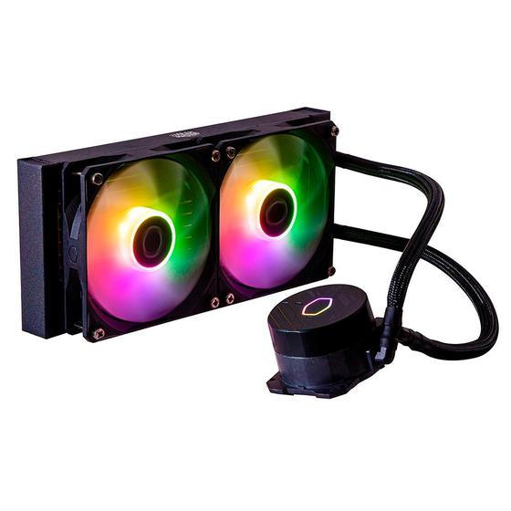 Imagem de Water Cooler Cooler Master MasterLiquid 240L Core 240mm ARGB Preto - MLW-D24M-A18PZ-R1