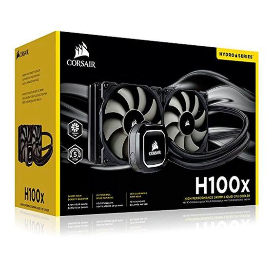 Water cooler corsair h100x hydro series 240mm cw9060040ww Peças