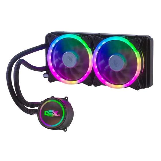 Imagem de Water Cooler DEX-240A RGB com 2 fans