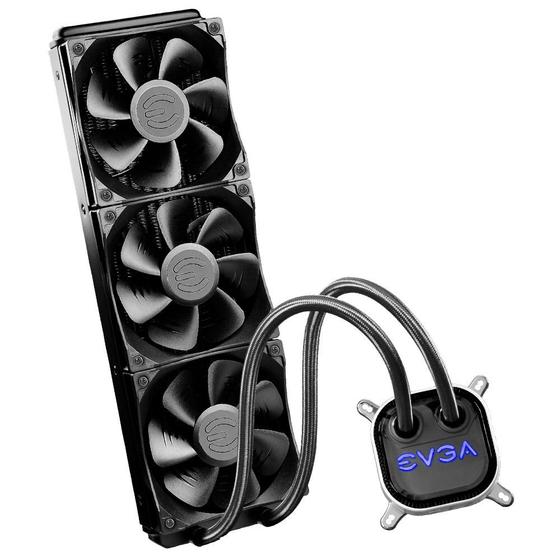 Water Cooler EVGA CLC, 360mm (3x 120mm), Closed Loop CPU Cooler, AMD