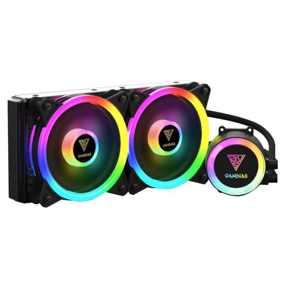 Imagem de Water Cooler Gamdias Chione RGB 240mm Controlador M2-240R