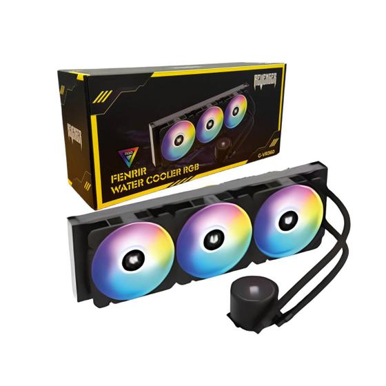 Imagem de Water Cooler Gamer Com Led RGB Cpu Hidráulico PWM+ ARGB