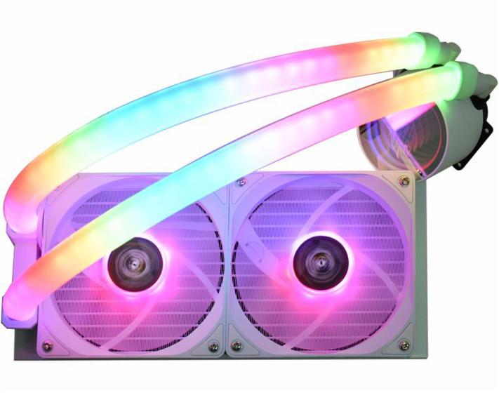 Imagem de Water Cooler Mangueira RGB 240mm WAC5 Branco