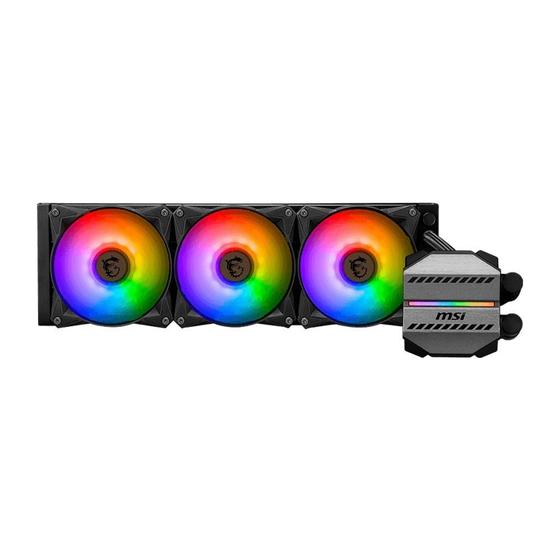 Imagem de Water Cooler MSI Mag Coreliquid M360, ARGB, 120mm, Intel e AMD, Preto