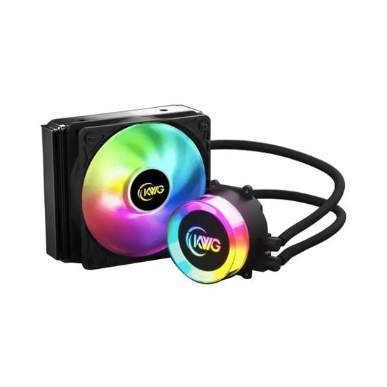Water Cooler PC 120mm Hidraulico LED RGB + Controladora Intel/ AMD