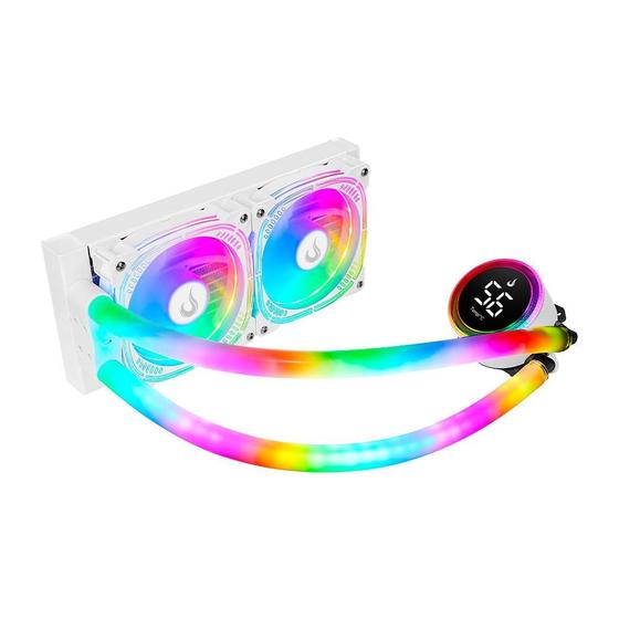 Water Cooler Rise Mode Aura Ice, ARGB, 240mm, AMD/Intel, Branco - RM-WAI-02-ARGB Menor preço em Water Cooler Rise Mode Aura Ice, ARGB, 240mm, AMD/Intel, Branco - RM-WAI-02-ARGB