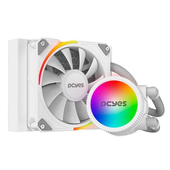 Imagem de Water Cooler Sangue Frio 3 Argb White Ghost 120Mm Tdp 200W