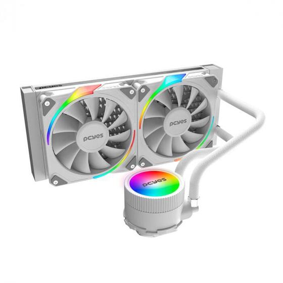 Imagem de Water cooler sangue frio 3 argb white ghost 240mm - tdp 250w - argbsf3240wgbr