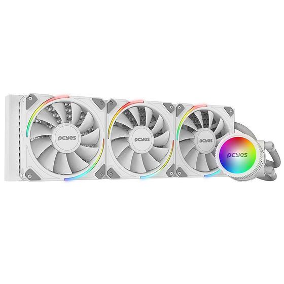 Imagem de Water Cooler Sangue Frio 3 Argb White Ghost 360Mm - Tdp 350W