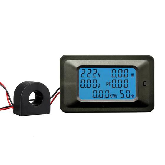 Wattímetro Digital Medidor de Consumo Monofásico 110V/220V Menor preço em Wattímetro Digital Medidor de Consumo Monofásico 110V/220V