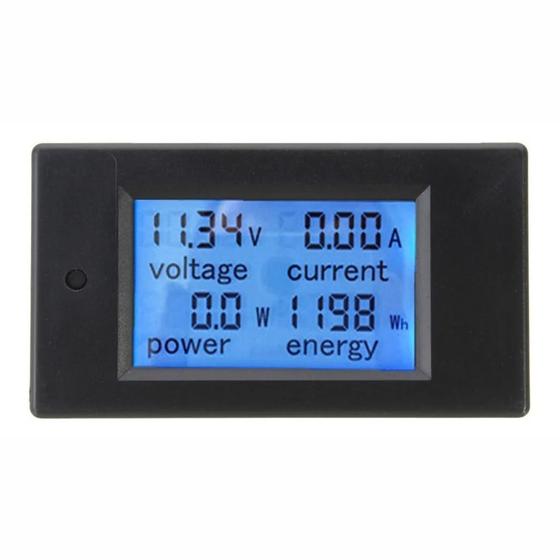 Wattímetro Voltímetro Amperímetro 12v 24 Solar Dc 20a Menor preço em Wattímetro Voltímetro Amperímetro 12v 24 Solar Dc 20a