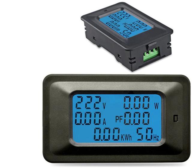 Wattimetro Voltimetro Amperimetro AC 110~250V 20A Menor preço em Wattimetro Voltimetro Amperimetro AC 110~250V 20A