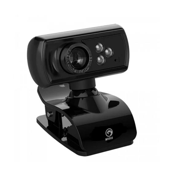 Imagem de Web Cam Marvo MPC01 1080P Microfone 5Mpx Usb Iluminação