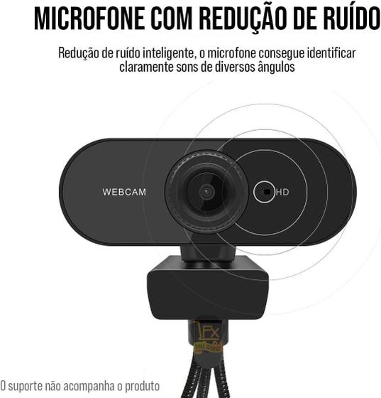 Imagem de Web Cam Mini Câmera Computador Usb Full Hd 1080P Webcam,