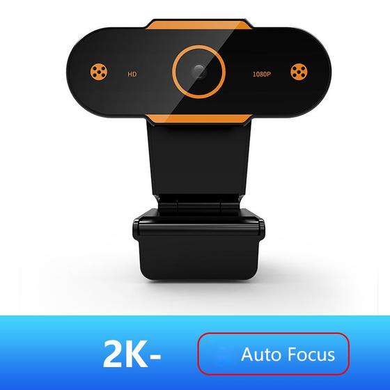 Imagem de Webcam 2K HD com Autofoco - Preta