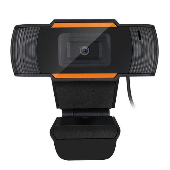 Imagem de WebCam Brazil PC V5, HD 720p, Preto/Laranja