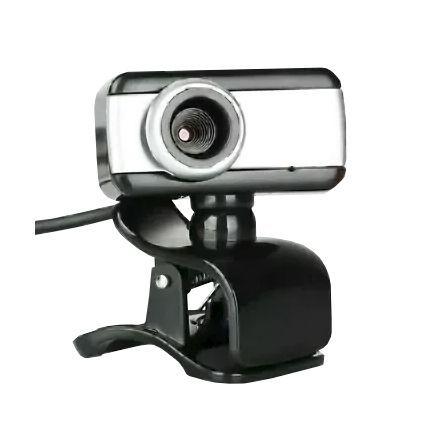 Imagem de Webcam BrazilPC V4 1.5MP 640x483 C/ Microfone USB - Preto/Prata