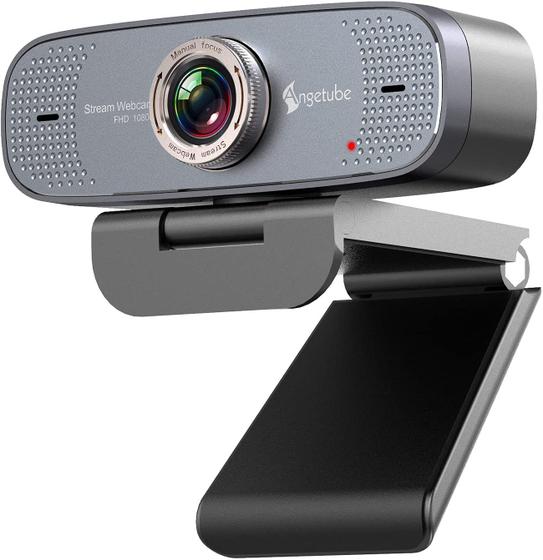 Imagem de Webcam com microfone  1080P  Grande angular