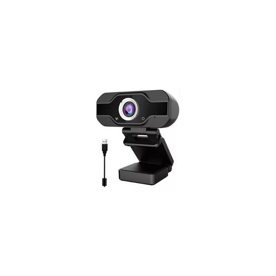 Imagem de Webcam Full HD 1080P com Microfone USB - Compatível com PC, Mac e Android