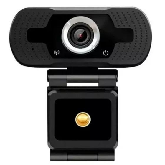 Imagem de Webcam Full Hd Usb 301 Alta Resolução 1920x1080p Cor Preto