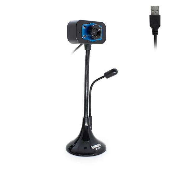 Webcam FullHD 1080p com Microfone e Leds USB Câmera MT-1085 Menor preço em Webcam FullHD 1080p com Microfone e Leds USB Câmera MT-1085