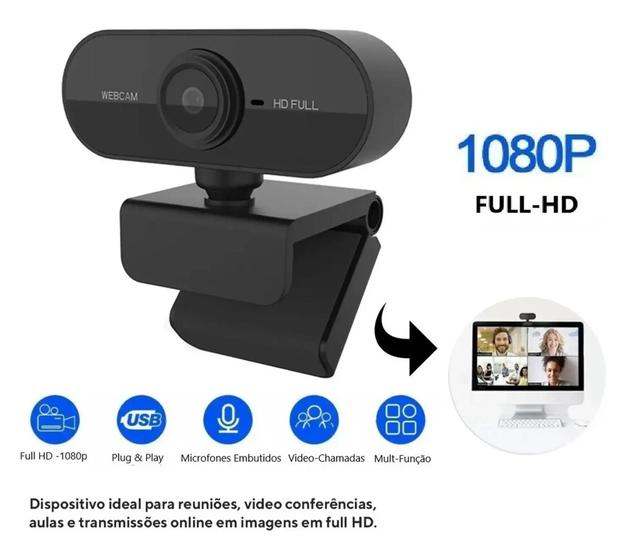 Imagem de Webcam Gamer Para Stream Live Usb Full Hd 1080p C/ Microfone