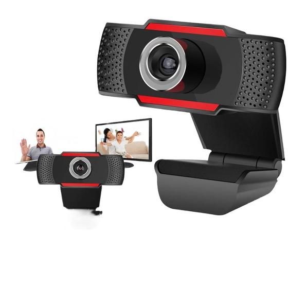 Imagem de Webcam HD 1080p com Microfone para PC - Mini Computador