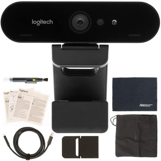 Imagem de Webcam Logitech BRIO UHD 4K - Com RightLight 3 e HDR