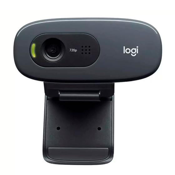 Imagem de Webcam Logitech C270 HD 30 FPS Microfone Integrado 960-000694 - Preto