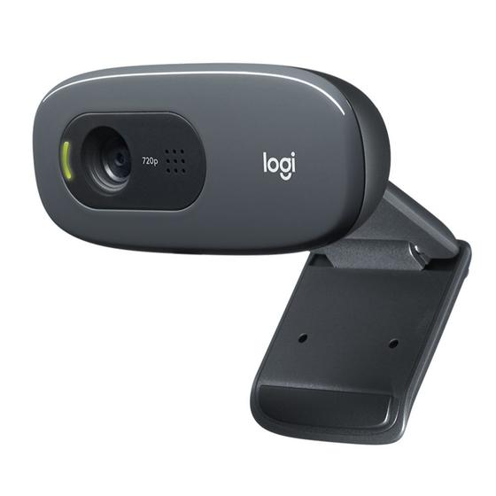 Imagem de  Webcam Logitech C270 USB HD 720p Com Microfone Preto