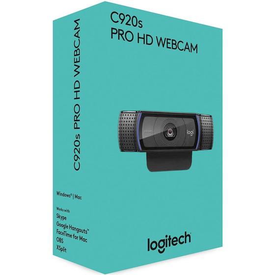 Imagem de Webcam Logitech C920s Hd Pro Full Hd C/ Microfone