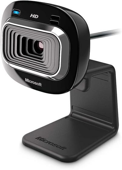 Imagem de Webcam Microsoft LifeCam HD-3000 Widescreen 720p Usb T3H-00011 Preta - Microsoft