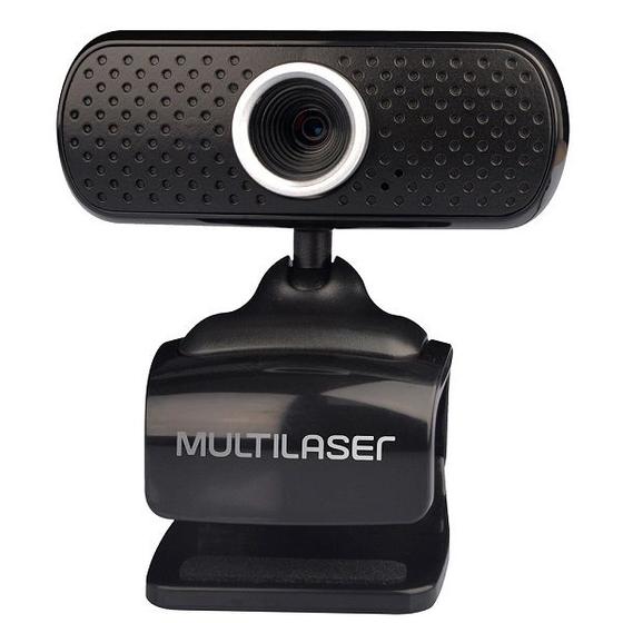 Webcam PLUG e PLAY 480P MIC USB Preto Multilaser WC051 Menor preço em Webcam PLUG e PLAY 480P MIC USB Preto Multilaser WC051
