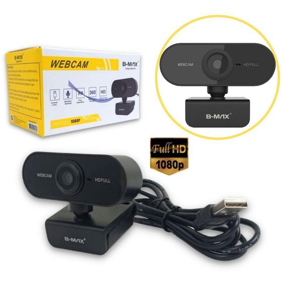 Webcam plug&play alta definicao 1080p full hd com microfone b-max bm-f915 - Bmax Menor preço em Webcam plug&play alta definicao 1080p full hd com microfone b-max bm-f915 - Bmax