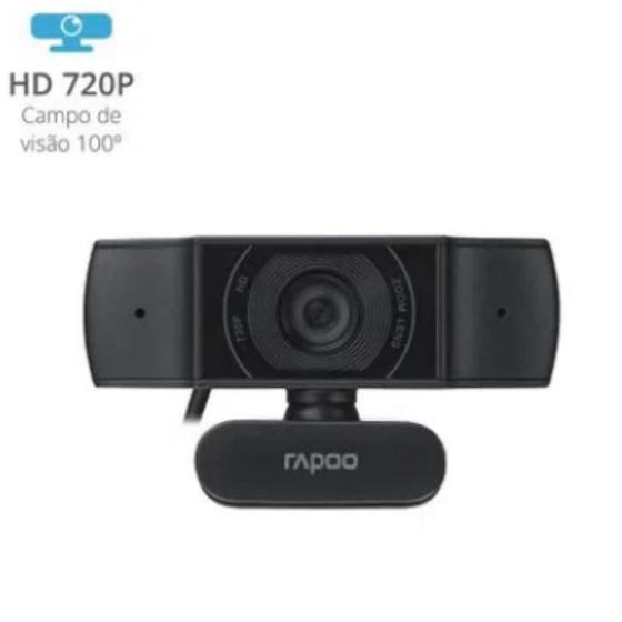 Imagem de Webcam Rapoo 720p Foco Autom Multilaser